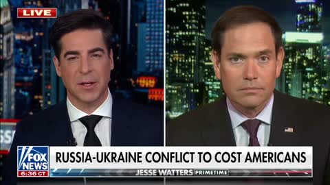 Senator Rubio Joins Jesse Watters Primetime to Discuss the latest on Russia and Energy