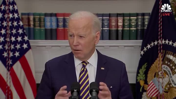 Joe Biden: Today, We’re Banning All Imports of Russian Oil and Gas and Energy