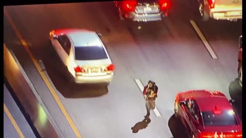 🚨WARNING: There was a tense pursuit on the 5 freeway in East L.A.