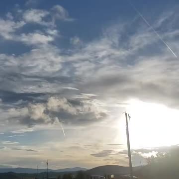 Heavy chemtrails over montana