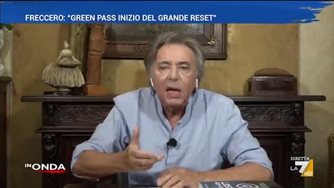 La7 "In Onda" 25.09.2021 Freccero: Green Pass, Grande Reset, Nuovo Ordine Mondiale