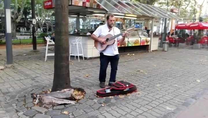 Amazing integration of two songs in Portuguese and German: Asa Branca and Ode an die Freude