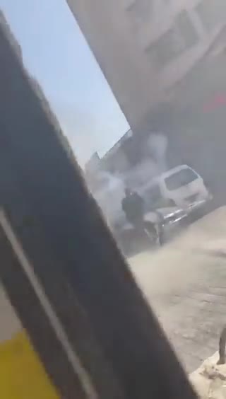 RPG Shooting in Streets of Beirut