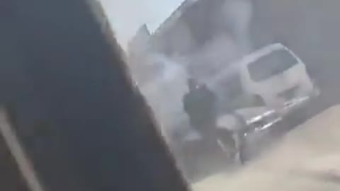 RPG Shooting in Streets of Beirut