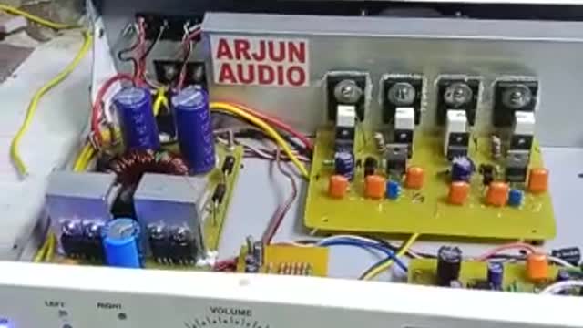 Amplifier board making and testing