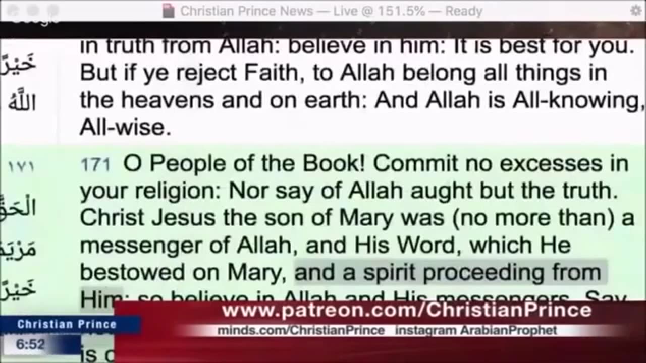 Christian Prince Let me show you how the muslims play games