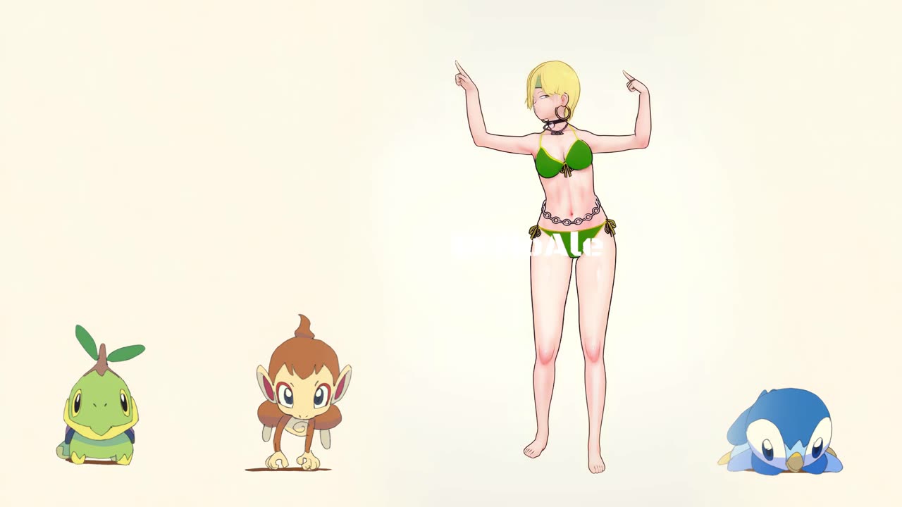 Ryuko Tatsuma Bikini My hero Academia Pokémon dancing POKÉDANCE #mmd #Ryuko #Tatsuma #bnha #mha