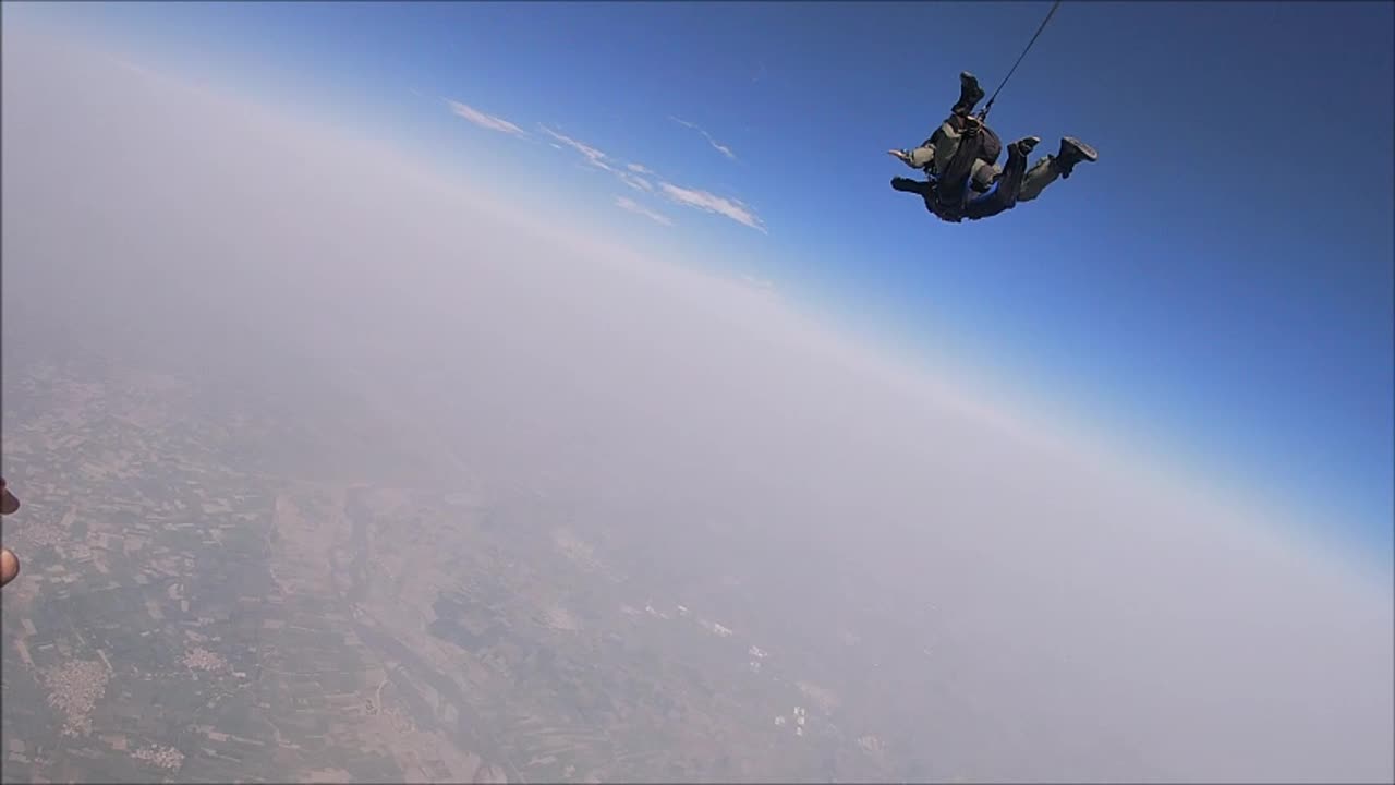 sky diving