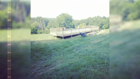 Deck build around pool