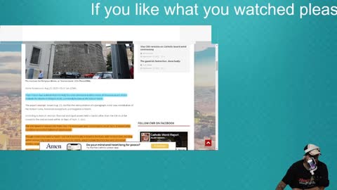 Lets talk about the pope and what he is asking his people to do