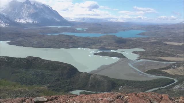 Mirador Ferrier 600 meters above sea level in Patagonia, Chile