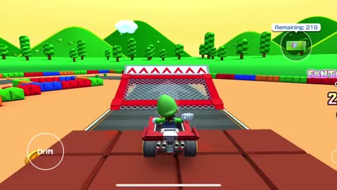 Mario Kart Tour - 8-Bit Jumping Mario Glider Gameplay (Mario Tour Gift Reward)