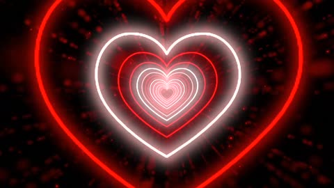 613. Color Changing Heart Tunnel❤️🤍Love Heart