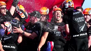 Team New Zealand savor America's Cup triumph