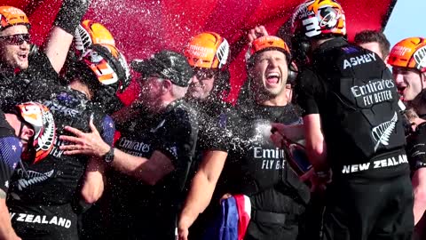 Team New Zealand savor America's Cup triumph