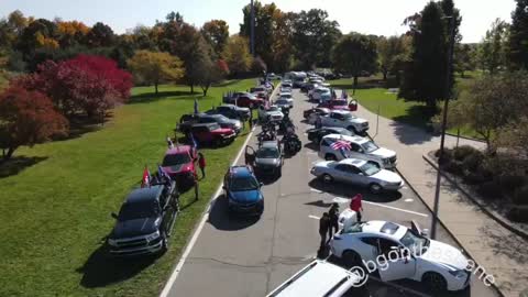 Michigan Cannonball rally for Trump