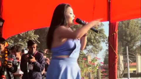 Viral singer of Nepal dancing with hot way