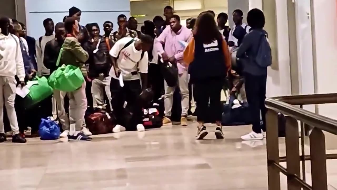 Spanish countries flying in 500 african migrants - mass illegal immigration