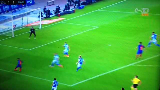 Golazo de Messi vs Sociedad