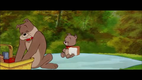 tom and jerry fun time dog is watching