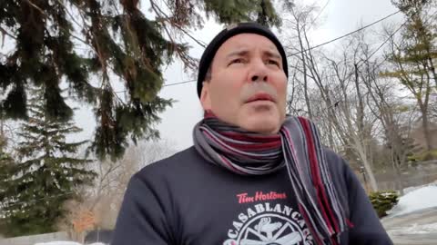 DOMINGO 27 DE FEBRERO, 2022 CON -1 Grado Centígrados nuevamente en zona diferente de WEST TORONTO