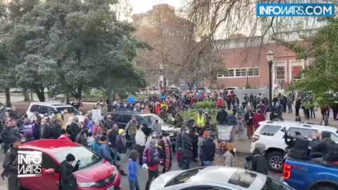 See the Video of Brainwashed Leftists Worshipping Pedophiles in the Streets