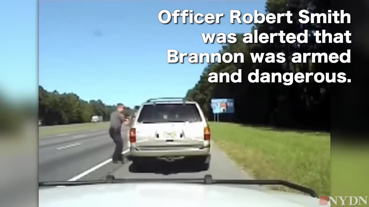 Dashcam captures Georgia cop shooting wanted crook