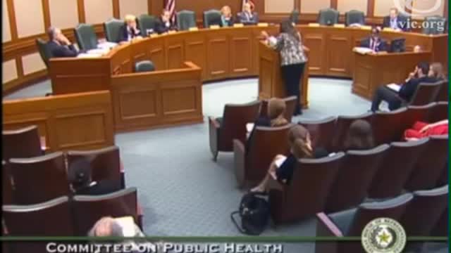 Texas House of Representatives Committee on Public Health March 24, 2015, Testimony with Q&A of Dawn