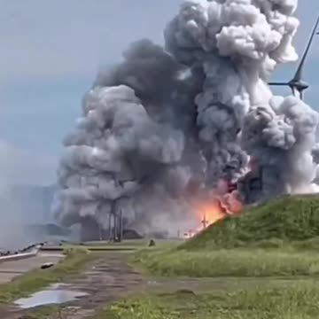 Turbine eoliche esplodono ... forse perchè sono collegate a bruciatori di combustibili fossili?