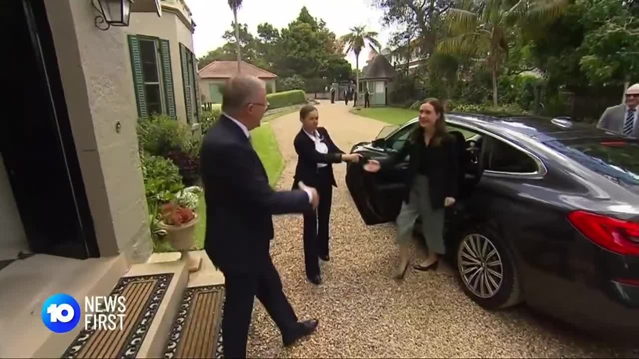 Sanna Marin Meets With Anthony Albanese 10 News First