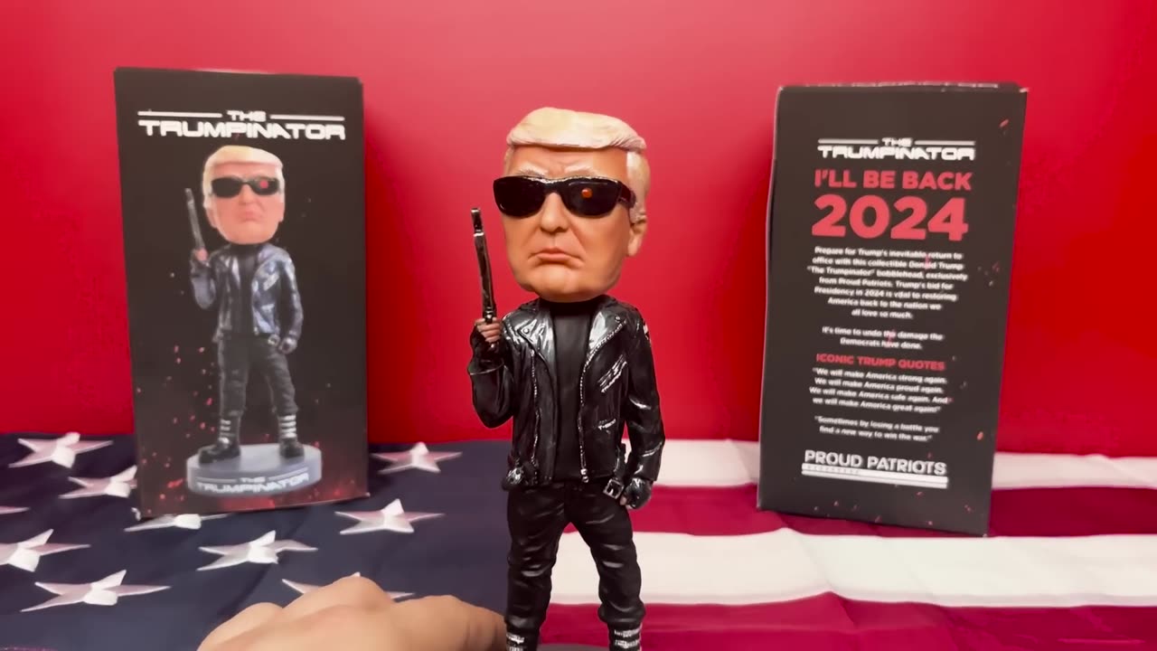 The Trumpinator: Trump Bobblehead From Proud Patriots