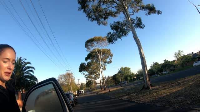 Woman Immediately Regrets Pulling Out in Front of Cyclist