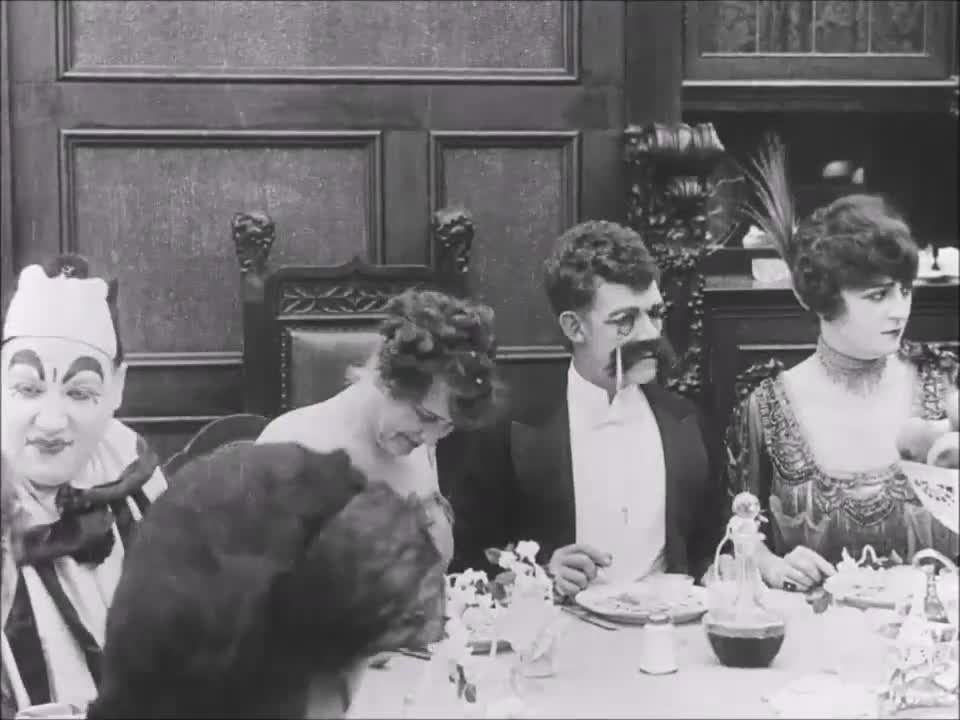 Spaghetti Eating The Count Charlie Chaplin