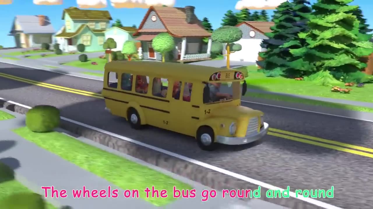 Wheels on the Bus | @CoComelon Nursery Rhymes & Kids Songs