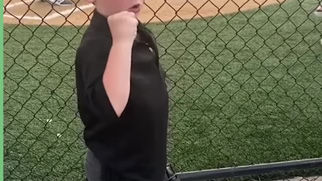 Six-year-old 'Lathan The Kid Umpire' is an absolute icon... 👏⚾️