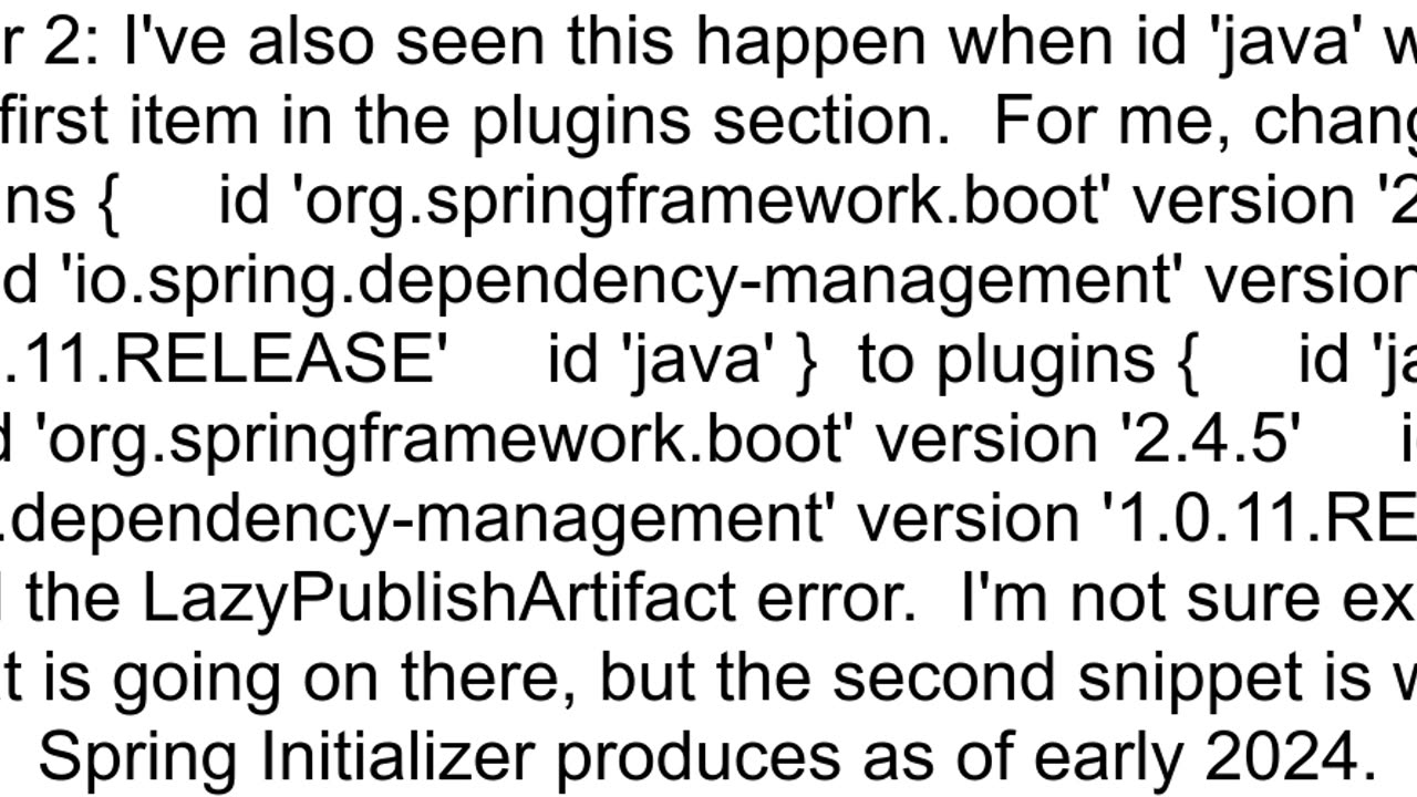 How to fix gradle build failed due to void orggradleapiinternalartifactsdslLazyPublishArtifactltini