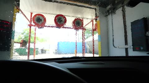 Have fun washing the car