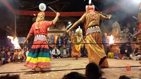 Baraha Vs Hiranyaksha, Baraha Avatar, Kartik Nach, Patan, Lalitpur, 2081, Part I