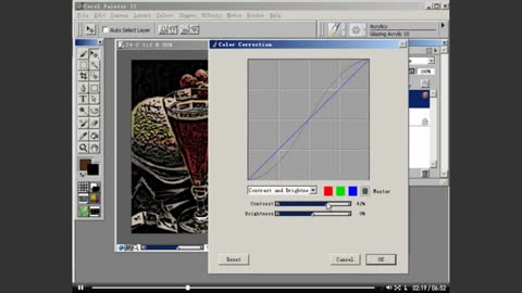 Open The Color Correction Board