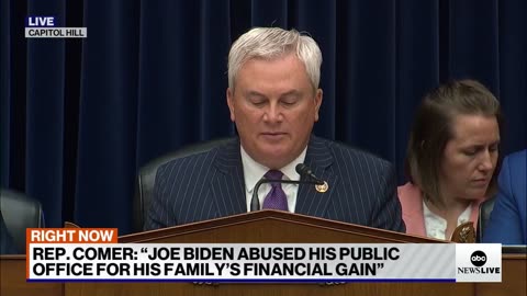 MASSIVE: Comer Provides Opening Statement To The Biden Impeachment Inquiry