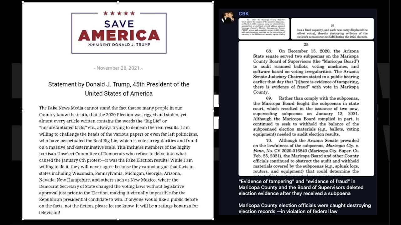 -11.29.21: The ENEMY has CREATED a PROBLEM to JUSTIFY taking our FREEDOM! PRAY!
