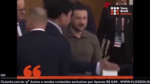 ZELENSKY ENTRA NA MESMA REUNIÃO DE LULA