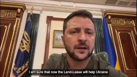 Zelenskiy: I am grateful to the United States, President Biden and Congress for lend lease