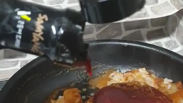 Korean Red Chicken seasoned Rice