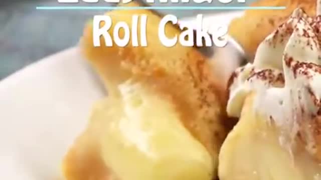 Lady finger roll cake