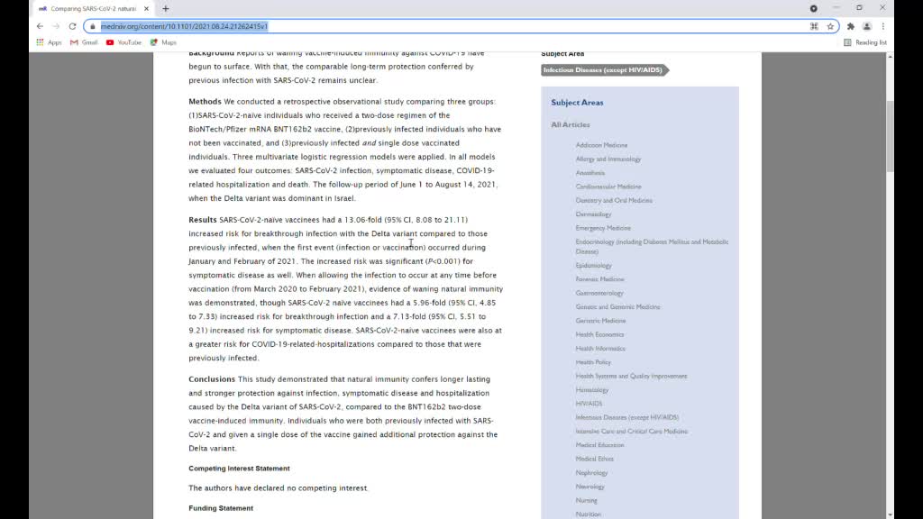 Superior or Non-Superior Immunity - That is the Question