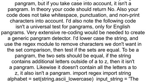About the sets in python