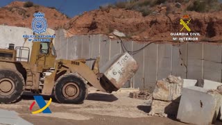 Spanish Cops Bust Gang Smuggling Drugs In Marble Blocks