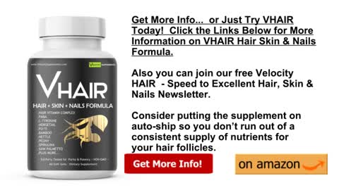 VHAIR Hair, Skin & Nails Vitamins Formula Supplement Overview