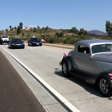 Trump, Patriot, Back the Blue rally in San Diego, CA
